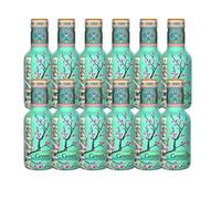 Arizona Tea Drink 500ml PET Bottle, Delicious Fruity Drink, No Artificial Flavours, No Artificial Preservatives Refreshing & Great for On-the-Go Hydration (Pack of 12, Original Green Tea with Honey)