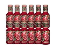Arizona Tea Drink 500ml PET Bottle, Delicious Fruity Drink, No Artificial Flavours, No Artificial Preservatives Refreshing & Great for On-the-Go Hydration (Pack of 12, Pomegranate Green Tea)