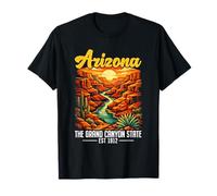 Arizona The Grand Canyon State Est 1912 Vintage Desert T-Shirt