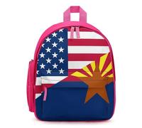 Arizona U.S.A Flag Travel Backpack Casual Daypack Shoulder Bag with Adjustable Straps for Hiking
