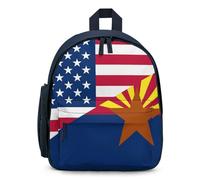 Arizona U.S.A Flag Travel Backpack Casual Daypack Shoulder Bag with Adjustable Straps for Hiking