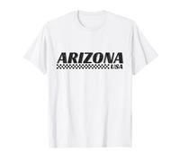 Arizona USA Checkered Flag AZ Racing Motorsports T-Shirt