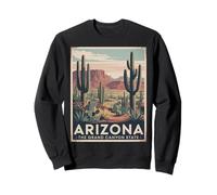 Arizona Vintage Desert Landscape Grand Canyon State Sweatshirt