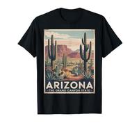Arizona Vintage Desert Landscape Grand Canyon State T-Shirt