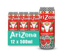 Arizona Watermelon, Pack Of 12 x 500ml Cans, Delicious Fruity Drink, No Artificial Colours or Preservatives