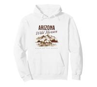 Arizona Wild Horses Roaming Free Western Salt River Stallion Pullover Hoodie
