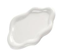 ARJDXDP Ceramic Jewellery Dish Trinket Dish, Cloud Shape Tray Jewellery Dish Small Key Tray for Mother's Day/Christmas/Thanksgiving/Birthday Gift (WHITE)