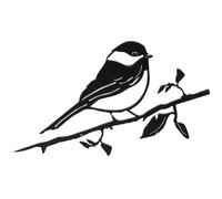 ARJDXDP Metal Robin Bird Garden Ornament - Lovely Home and Garden Art Decor - Chic Metal Bird Design