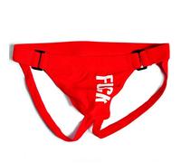 Arjen Kroos Men's Sexy Jock Strap Athletic Jockstrap Cotton Underwear Brief Low Rise G-Strings Thongs Buckle Supporter for Gym,Red,XL