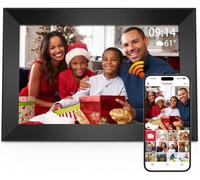 ARJudy Digital Photo Frame 10.1IN, Wifi Frameo Electronic Picture Frame 1280*800 HD IPS Touch Screen with 32GB Storage, Auto Rotate, Quick & Easy Set, Free Photo and Video Sharing via Frameo App-Black