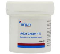 Arjun 1% Menthol Aqueous Cream 500g, white