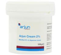 Arjun 2% Menthol Aqueous Cream 500g | Cooling Moisturising Cream for Dry, Itchy & Irritated Skin | Soothing Menthol Formula | Non-Greasy Daily Emollient