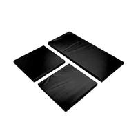 ARK 3PC Outdoor Garden Rattan Cushions Comfy Seat Pads with Removable Cover | Water-Repellent, Durable [ Single Sofa 104 x 52 x 5 cm (BLACK, Sofa only)