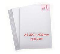 ARK A3 220gsm White Premium Thick Printing Paper Suitable for All Printers (100)