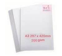 ARK A3 220gsm White Premium Thick Printing Paper Suitable for All Printers (200)