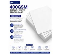Ark A4 White Card 400Gsm(Vision Superior) 100 Sheets Super Thick