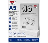 Ark A5 120Gsm White Premium Thick Printing Paper Suitable For All Printers(Pack Of 500)