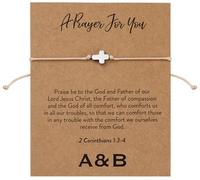 ARK & BAY Christian Prayer & Sympathy Charm Bracelet With Bible Verse, Bereavement Memorial Gift, Compassion and Comfort Gift For Friends and Family in Mourning, Daily Faith Religious Scripture |