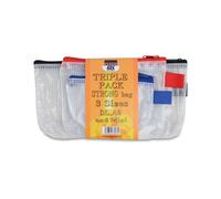 Ark Clear Strong Bags - Pack of 3: DL, Mini, A6 (H-3IN1)