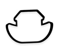 Ark Cookie Cutter with Easy to Push Design (4.5 inches)