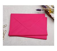 ARK CRAFT Arkcraft 25 X C6 Premium Envelopes 100Gsm 114mm X 162mm (Fushcia )