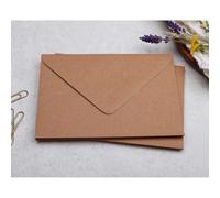 ARK CRAFT Arkcraft 25 X C6 Premium Envelopes 100Gsm 114mm X 162mm (Kraft)
