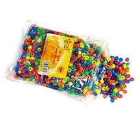 Ark Craft Bright Pony Beads Assorted Colours - 1000PCS (KID0012)