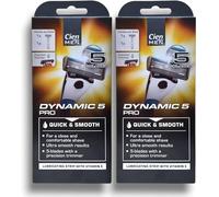 ark future 2x Cien Men - Dynamic 5 Pro Razor | 1 Handle + 1 Refill In a Pack | Lubricating Strip with Vitamin E | For a Close Comfortable Shave