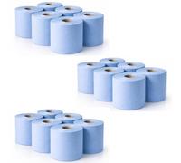 Ark Future Blue Centrefeed Roll 2 Ply Paper Towels 110m | Strong Absorbent Blue Cleaning Roll | Fits Standard Centrefeed Dispensers | Commercial Kitchen Garage Workshop, 6 Roll Per Pack