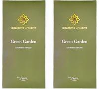 ark future Ceremony of Scent Luxury Reed Diffuser - Premium Long-Lasting Fragrance for Home, Office & Gifts | 100mL×2 [TWIN PACK] (Green Garden)