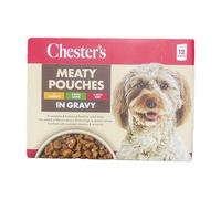 ark future Chester’s Meaty Pouches for Adult Dogs - (Pack of 1, In Gravy)