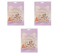 Ark Future Chesters Natural Chicken & Duck Dog Treats - Freeze-Dried High Protein Bites, 3 x 50g Each Packs - Healthy Training & Reward Snacks for All Breeds (Duck Breast Bites)