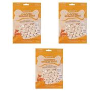 Ark Future Chesters Natural Chicken & Duck Dog Treats - Freeze-Dried High Protein Bites, 3 x 50g Each Packs - Healthy Training & Reward Snacks for All Breeds (Chicken Breast Bites)