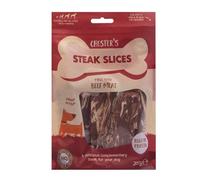 Ark Future Chesters Steak Slices Dog Treats 200g | High Protein Beef Snack | Natural Meaty Strips for Dogs | No Artificial Colours or Flavours | Healthy Training Reward Treats