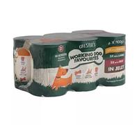 ark future Chester's Working Dog Favourites Wet Dog Food - Delicious & Nutritious Meal for Dogs (6 x 400g - In Jelly)