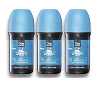 Ark Future Cien Men Roll-On 50ml (Pack of 3) | Vegan | 48h Fresh Effect | Effective Protection for All Skin Types (Aqua)
