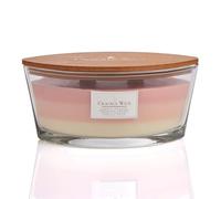 ark future Crackle Wick Scented Candle Gift Set - Wooden Wick Candle in Elegant Glass Jar with Lid - Includes Safety Tips Card - Perfect for Women, Moms & Girls (Exotic Blooms 485g)