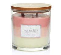 Ark Future Crackle Wick Swan Household Triple-Wick Scented Candle 1.2kg - Oversized Glass Jar with Wooden Lid Cozy Home Décor for Christmas, Halloween, Autumn, (Exotic Bloom)