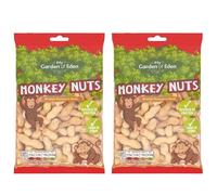 Ark Future Crunchy Roasted Monkey Nuts - Whole Peanuts in Shell | Natural Protein & High-Fiber Snack for Home, Travel, Parties, & Sharing | Pack of 2 x 300g Each