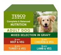 Ark Future Dog Food Pouches in Gravy Mixed Selection 12x100g | Complete Wet Food with Beef, Chicken, Turkey & Lamb | Adult Dogs 1-7 Years | 1.2kg