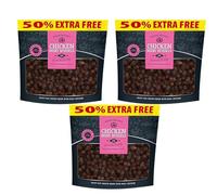 ark future Doggie Delights Mixed Dog Treats - Grain-Free, High Protein, No Artificial Additives (Pack of 3 x 375g, Chicken Mini whirls)