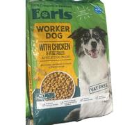 Ark Future Earls Adult Worker Dog Food 12kg - Chicken & Vegetables - Dry Kibble for Active Dogs - High Protein, No Artificial Colours or Flavours, Supports Energy & Digestion