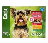 Ark Future Earls Meaty Selection Tender Pate Dog Food 12x150g - Grain Free, Complete & Balanced Wet Food Trays - Beef, Chicken, Turkey, Lamb Recipes - No Added Artificial Flavourings