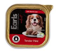 Ark Future Earls Premium Dog Food Pate 150g Variety Pack - Complete & Balanced Wet Dog Food for Healthy Skin & Coat - Tender Texture - Recyclable Trays - Adult Dog Meal (4x, Beef & Liver)