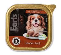 Ark Future Earls Premium Dog Food Pate 150g Variety Pack - Complete & Balanced Wet Dog Food for Healthy Skin & Coat - Tender Texture - Recyclable Trays - Adult Dog Meal (4x, Beef & Turkey)