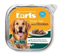 Ark Future Earls Tender Pate Wet Dog Food Pack of 4x 300g - 100% Complete & Balanced Meal - Vet Approved - No Added Artificial Colours, Flavourings or Preservatives (4x, Chicken)