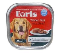 Ark Future Earls Tender Pate Wet Dog Food Pack of 4x 300g - 100% Complete & Balanced Meal - Vet Approved - No Added Artificial Colours, Flavourings or Preservatives (4x, Beef)