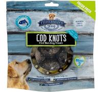 ark future Fisherman's Cod Knots Dog Treats | High Protein, Gluten-Free, Made with Real Fish - (2 x 100g)
