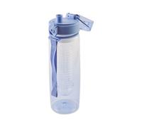 ark future Flavour Infused Drinking Bottle - 700ml Fruit Infuser Water Bottle - Leakproof Sports Bottle with Infusion Chamber - BPA Free - Available in Blue, Black, Green, Purple (Blue)