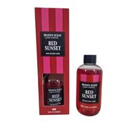 ark future Heaven Scent Wax Lyrical Reed Diffuser 100ml & Refil Red Sunset Saffron,Jasmine,Amber 100ml